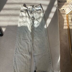 SHEIN Light Gray High Rise Women Jeans